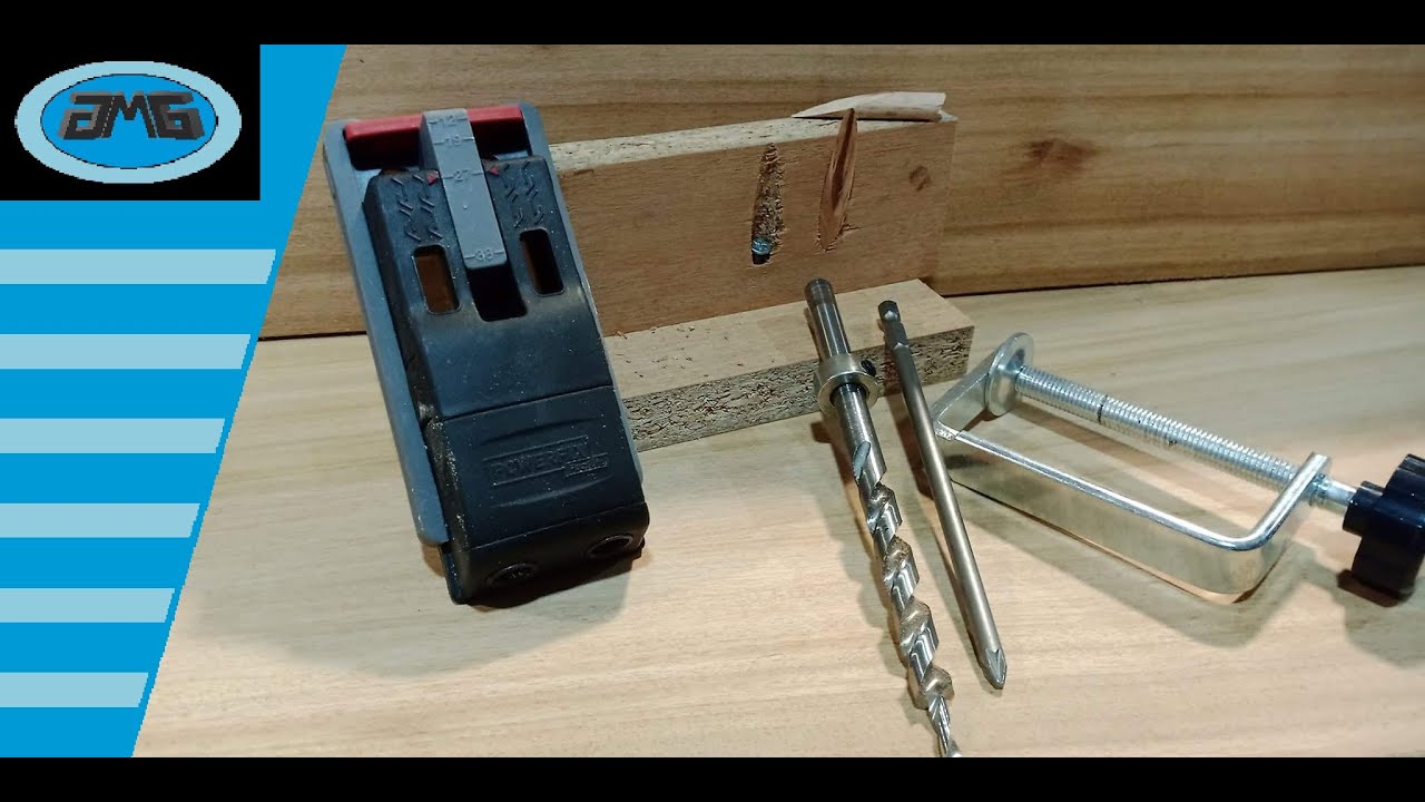 Powerfix Pocket hole Kit - HIDDEN WOODEN SCREW JOINTS KIT PSVH 56 A1