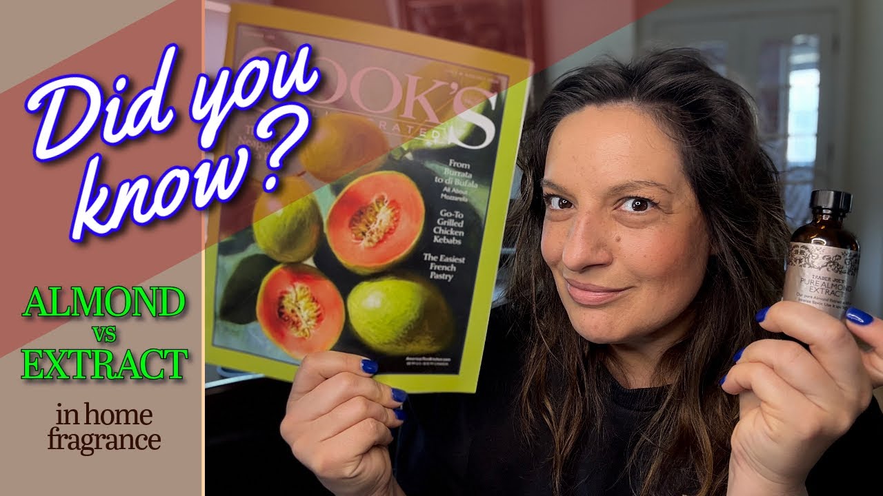 ALMOND vs almond EXTRACT in home fragrance 🥐 what&rsquo;s the difference? 🥐 Did you know?
