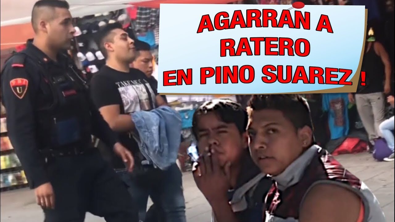 RATERO ATRAPADO EN VIVO METRO PINO SUAREZ ME QUISIERON ASALTAR?