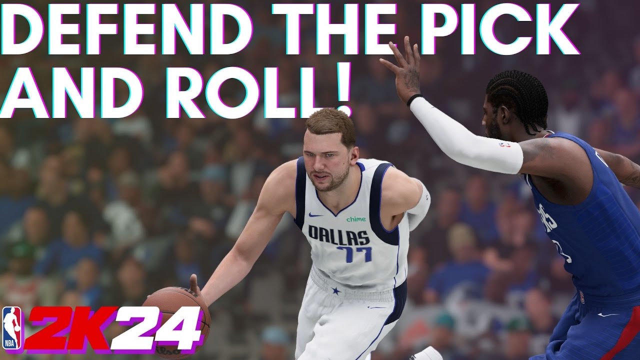 Как ЗАЩИЩАТЬСЯ от ПИК-Н-РОЛЛА в NBA 2K24!