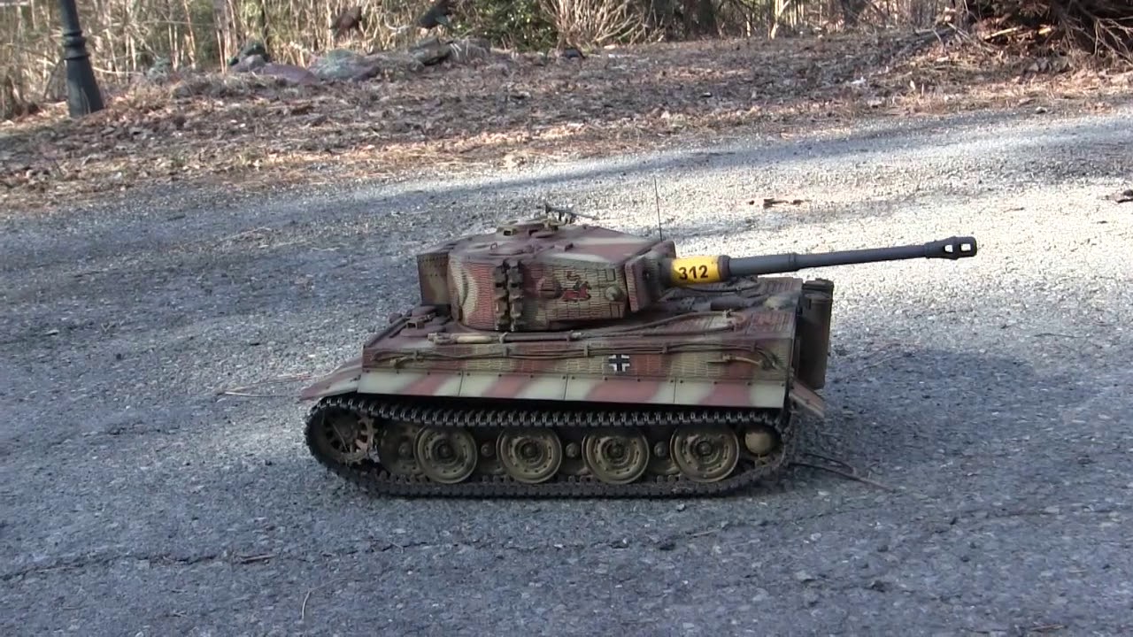 1/16th scale RC Taigen Late production tiger I tank model rebuilt final chapter 3 of 3