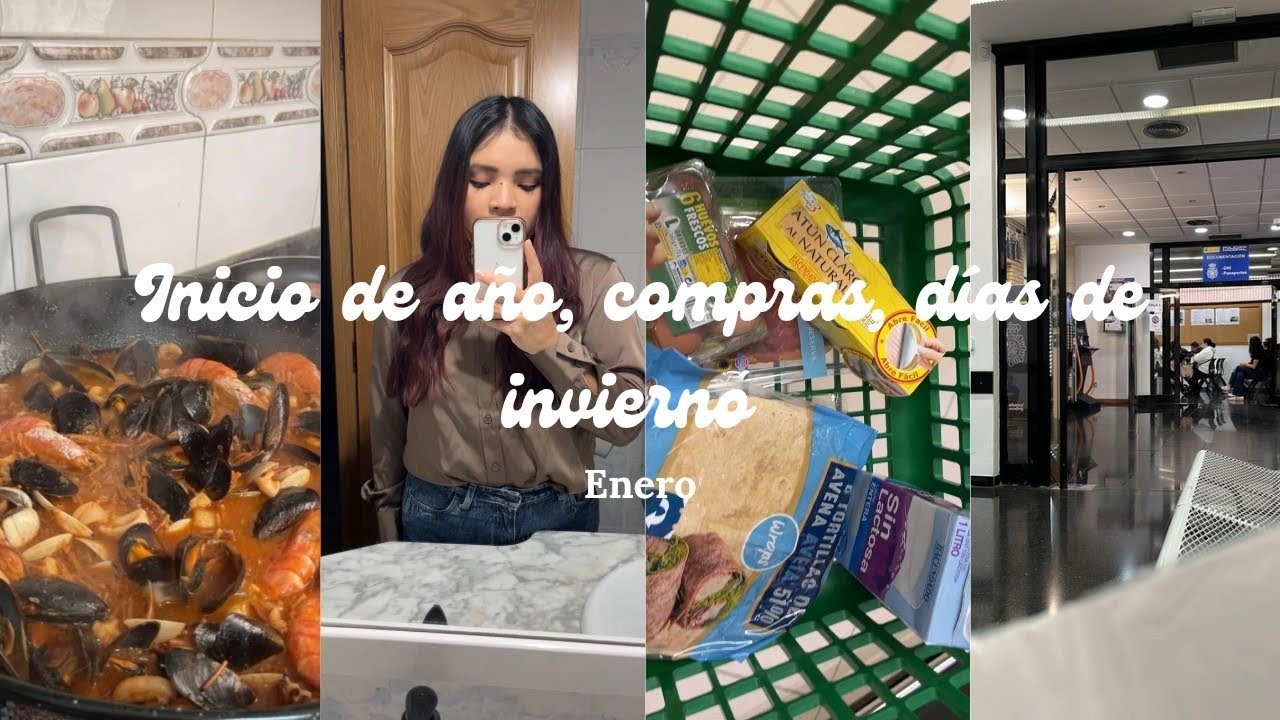 Mi vida en España 🇪🇸 | nuevo año, compras recetas, días de invierno 