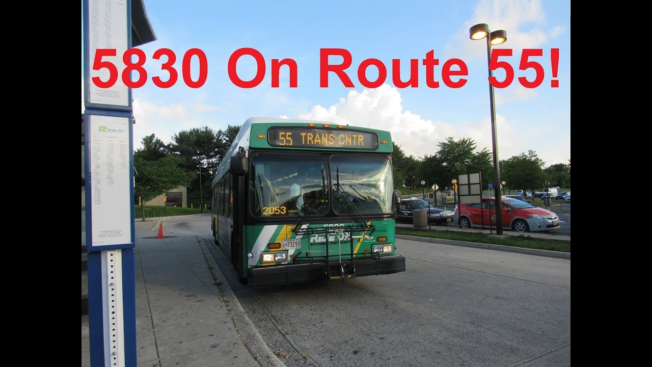 NeoplanDude | MCT Ride On 2005 New Flyer C40LF #5830 On Route 55, To Germantown!