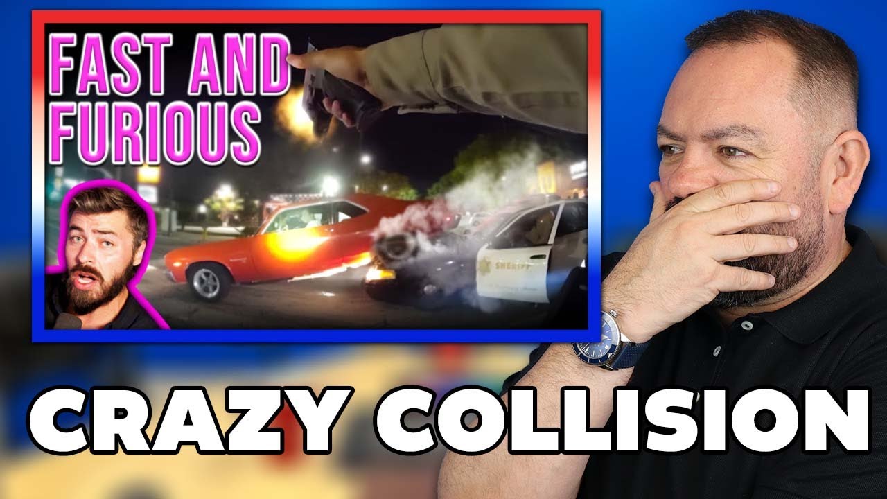 Suspect CRUSHES Cop With Muscle Car! REACTION | OFFICE BLOKES REACT!!