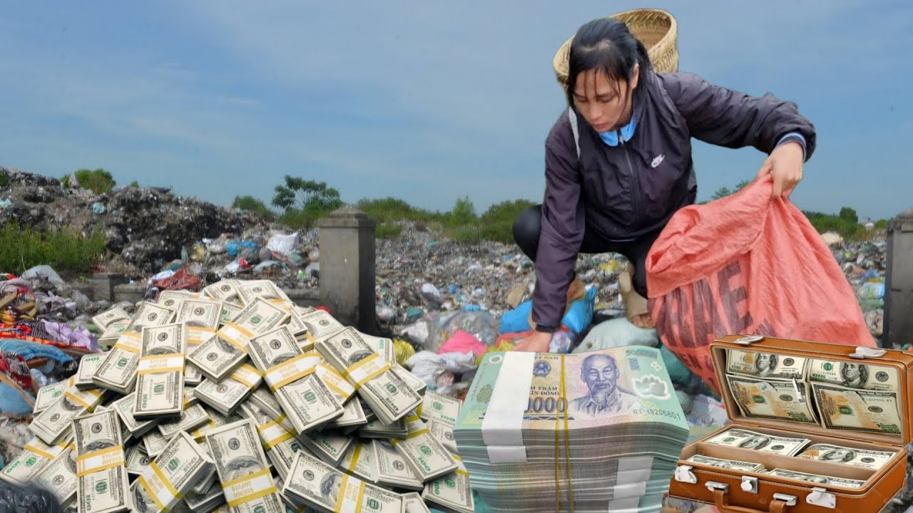 Poor girl unexpectedly discovers millions of dollars in abandoned landfill