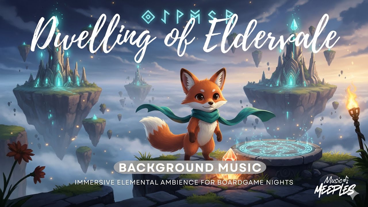🎵Dwellings of Eldervale – 4 Hours of Epic Fantasy BGM for Board Games | Immersive Elemental Ambience