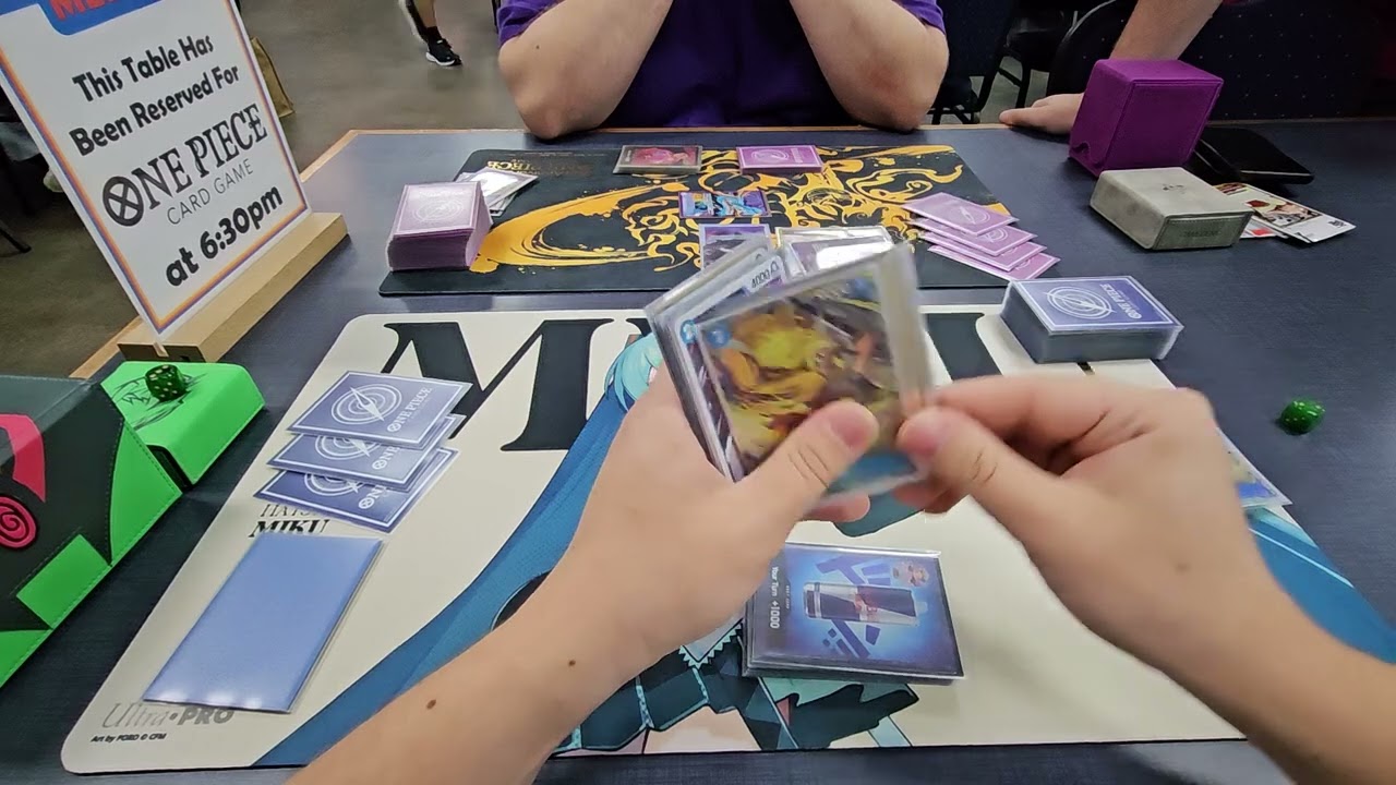 [OP17] One Piece TCG Locals POV Gameplay OP17 Rocks V.S OP17 Kaido