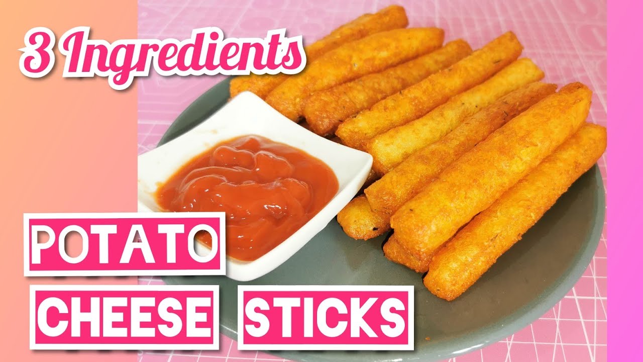 PATOK PANG NEGOSYO |   Potato Cheese Sticks  (3 Ingredients)