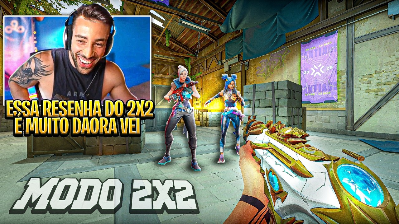 TCK VIROU O REI no DUELO 2x2! O MODO MAIS DIVERTIDO DO VALORANT?