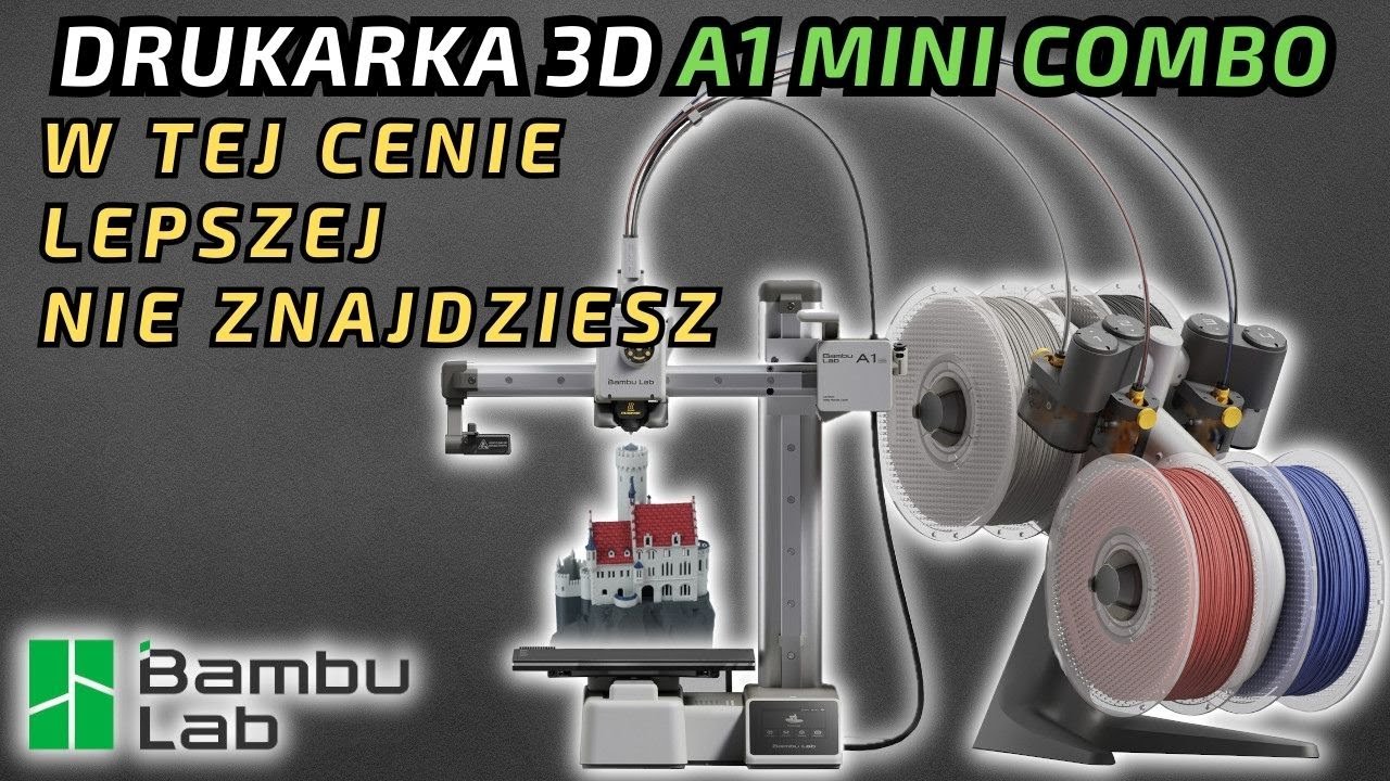 УДИВИТЕЛЬНО - ЦВЕТНОЙ 3D-ПРИНТЕР Bambu Lab A1 Mini Combo - ЛУЧШЕ НЕТ ПО ЭТОЙ ЦЕНЕ!