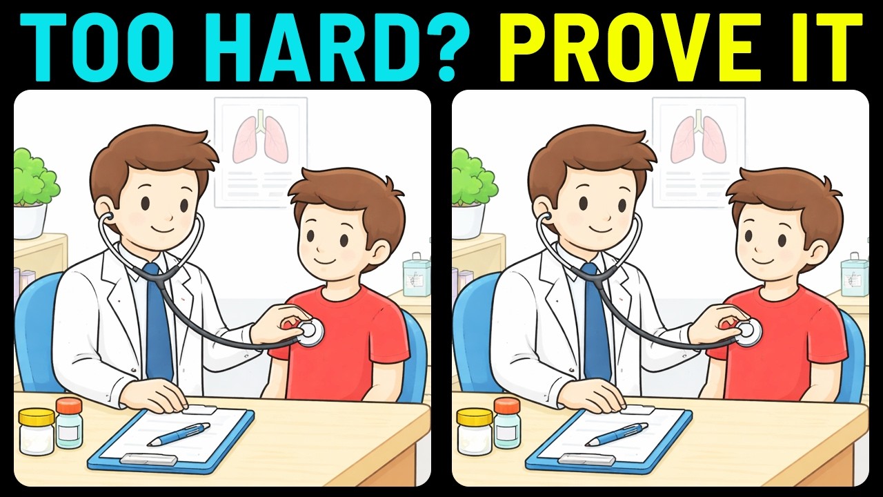 [Find the Difference Brain Challenge] 99% Fail This Impossible Spot the Difference!