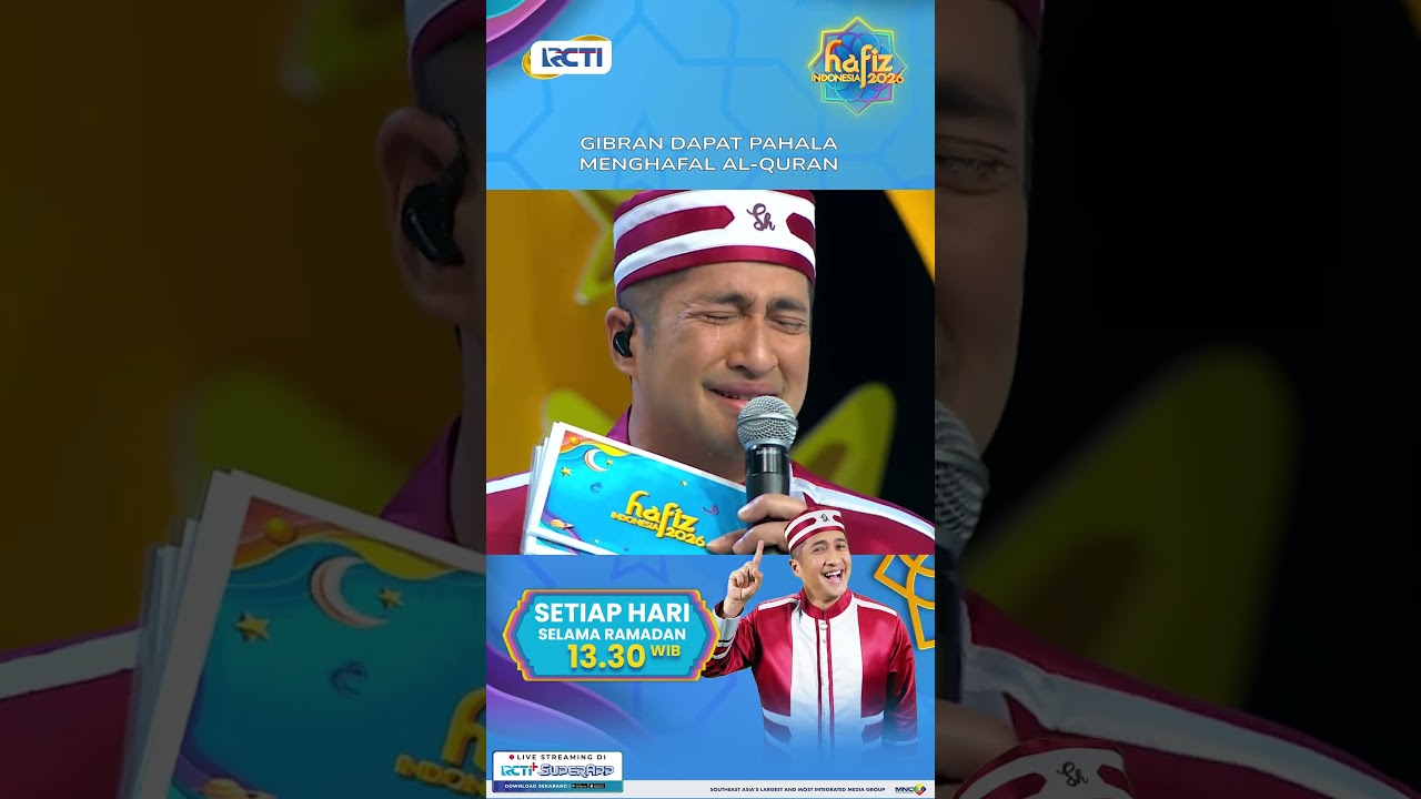 MasyaAllah, Dalam kekurangannya Gibran memberikan inspirasi untuk kita #hafizindonesia2026