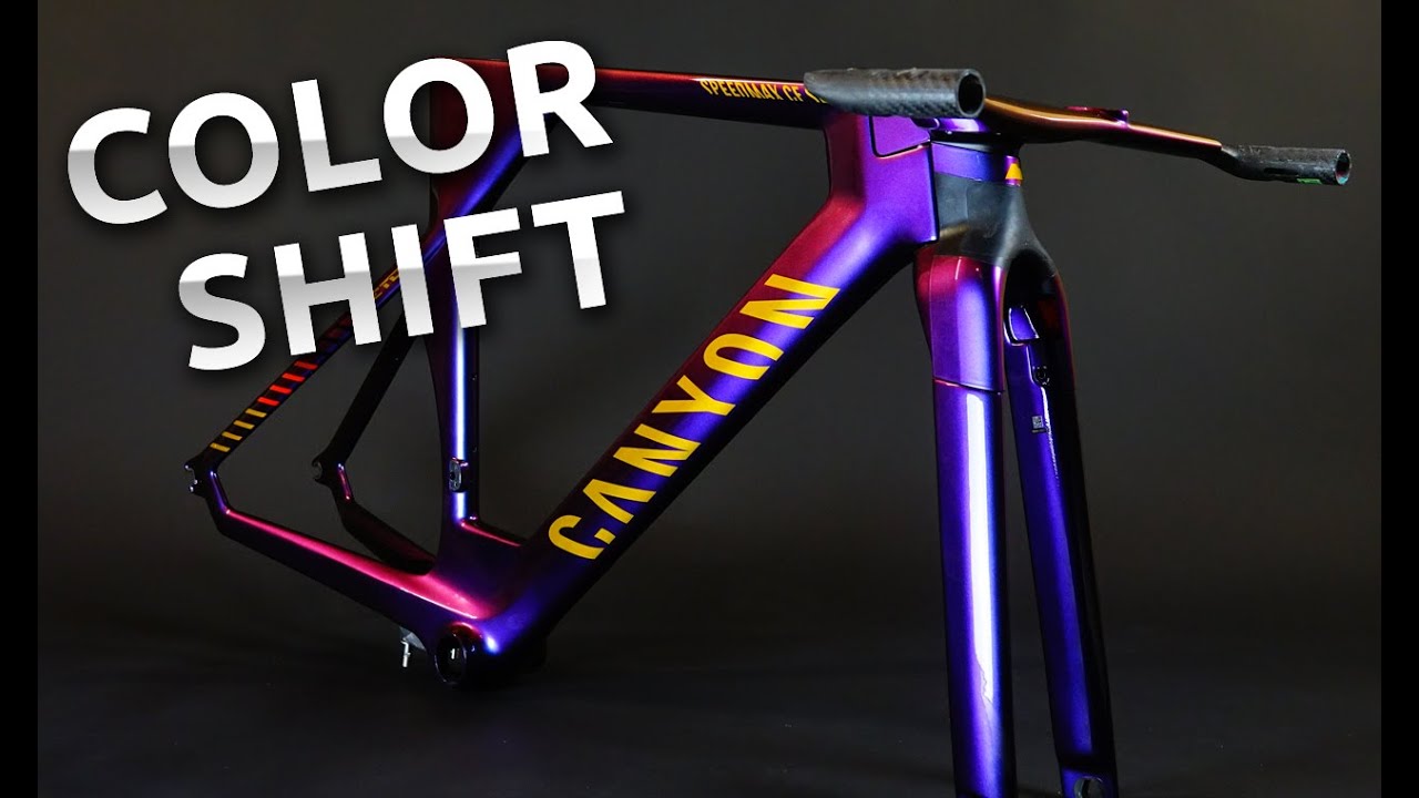 КРАСКА ДЛЯ ВЕЛОСИПЕДА - canyon speedmax colorshift