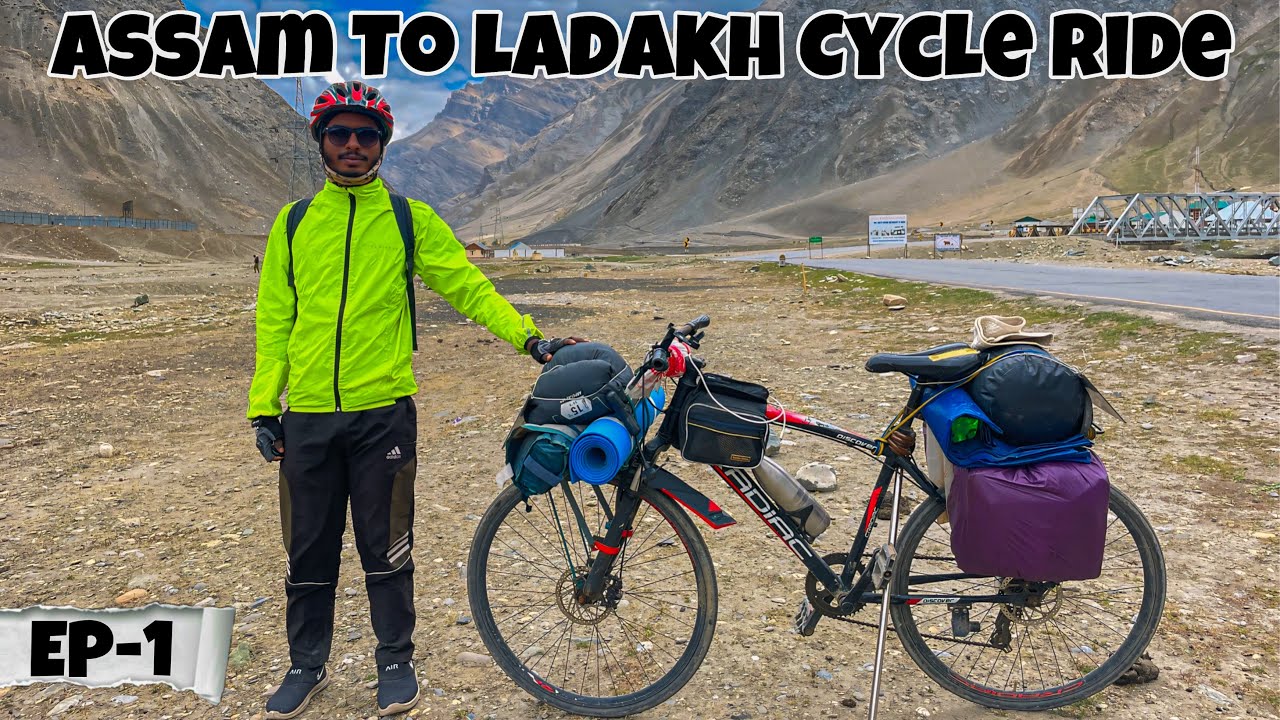 Assam To Ladakh Cycle Ride EP 1 || Zoji La To Dras