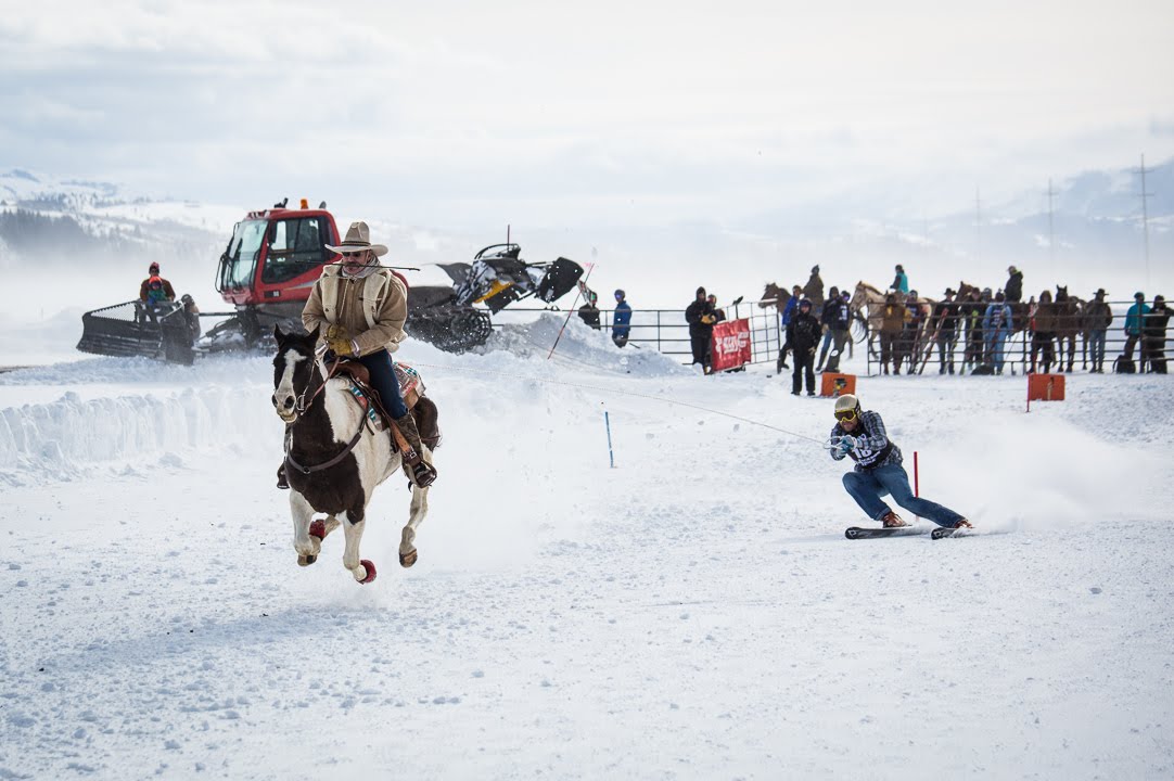 Skijoring in Jackson Hole - Click in and Hang on for the Ride