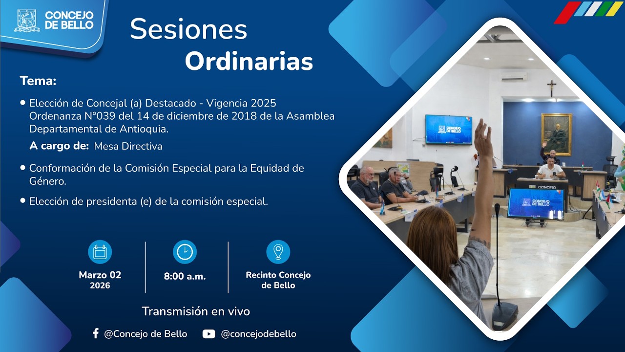 Sesión ordinaria 2 de marzo 2026
