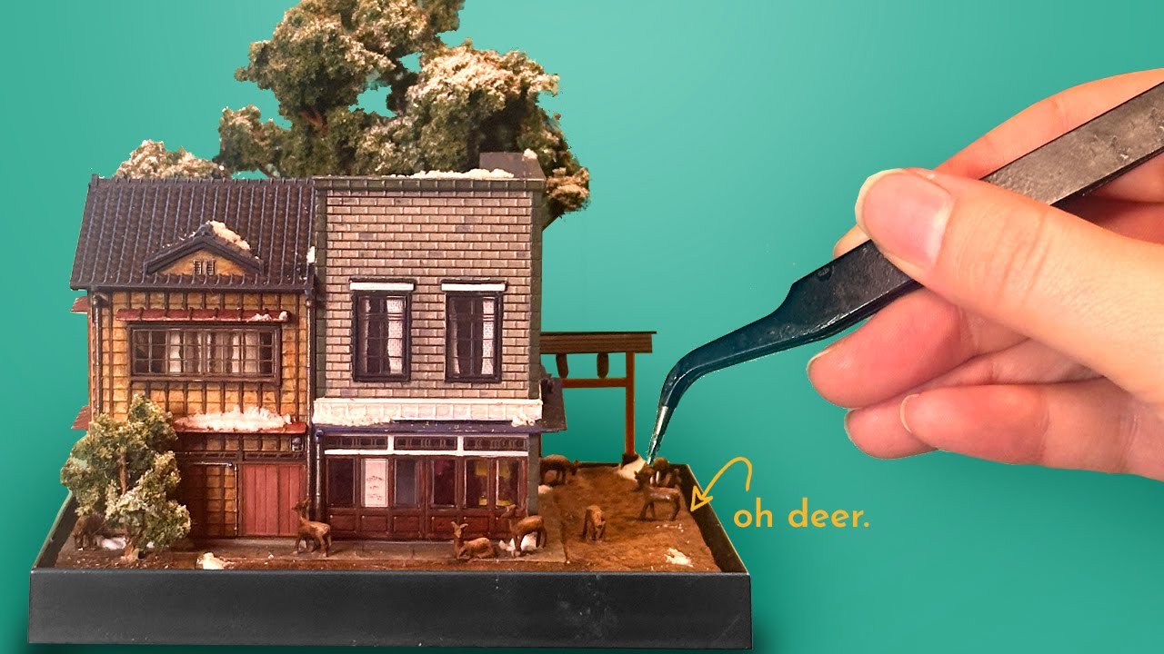 Celebrating Our Trip to Japan with a Teeny Diorama