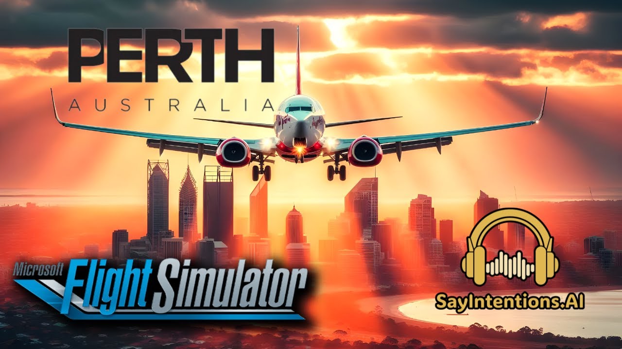 Spectacular Skies to Scenic Perth: Virgin Australia 737's Majestic Landing