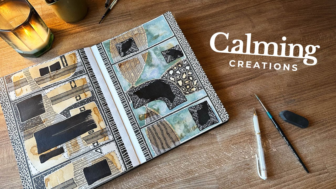 Coffee and Ink • Calming Creations • Relaxing Art Session