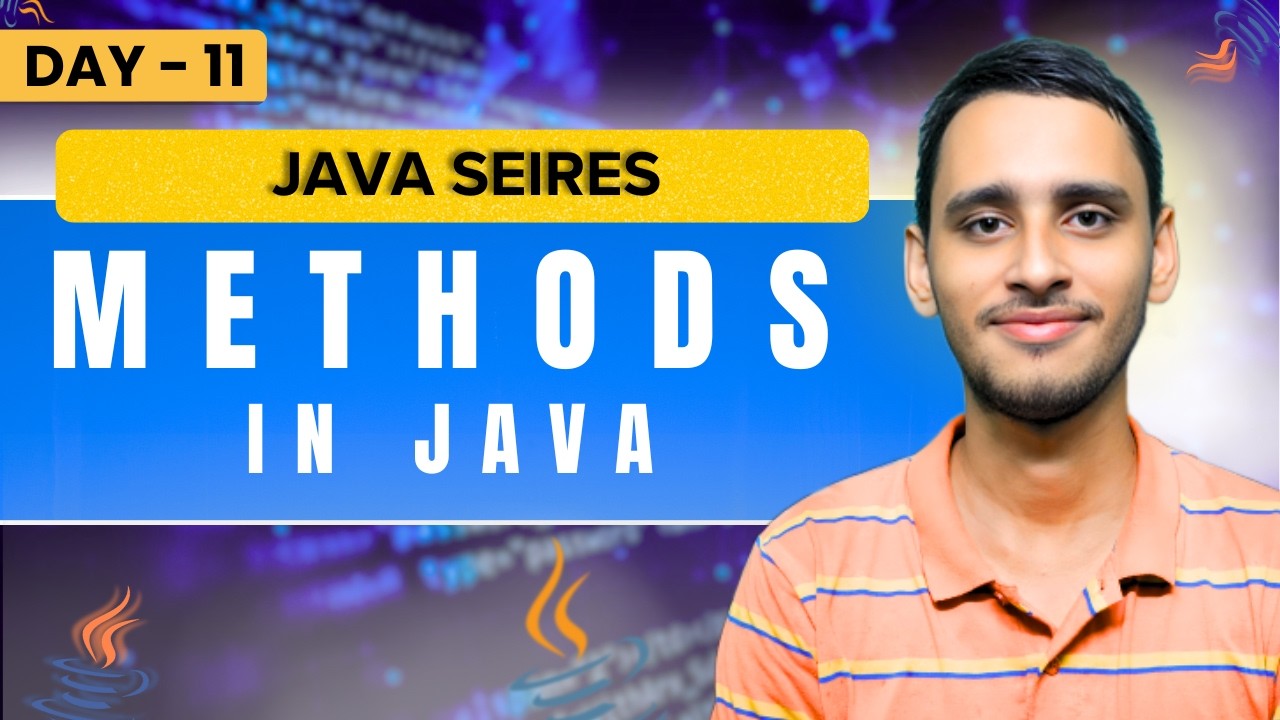 Methods in Java | Functions in java explained for beginners | Java programming
