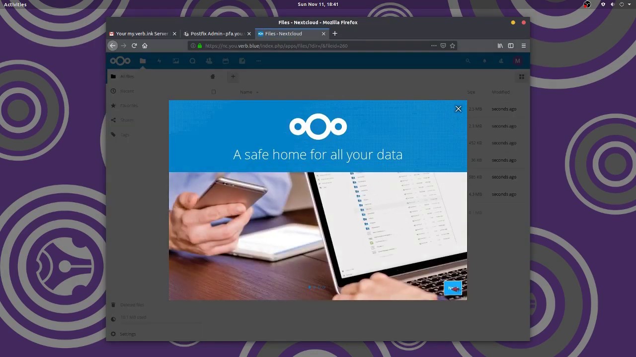 Nextcloud: Users & desktop sync