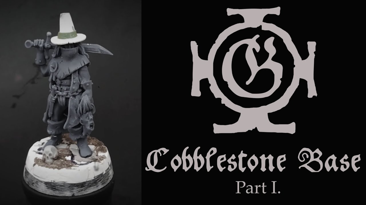Grimm's Cobblestone Base for Mordheim, part I.