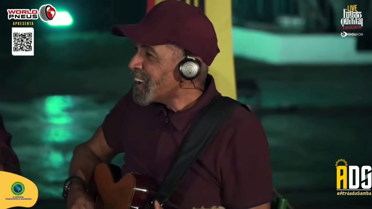 Grupo Fundo de Quintal e Cleber Augusto na live Reencontro