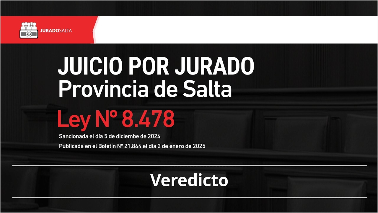 Primer Juicio por jurado • Veredicto