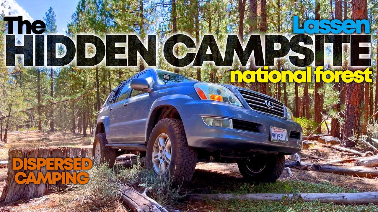 SOLO SUV Car Camping NORTHERN CALIFORNIA : My SECRET Campsite in Lassen NF : A GX470 Story