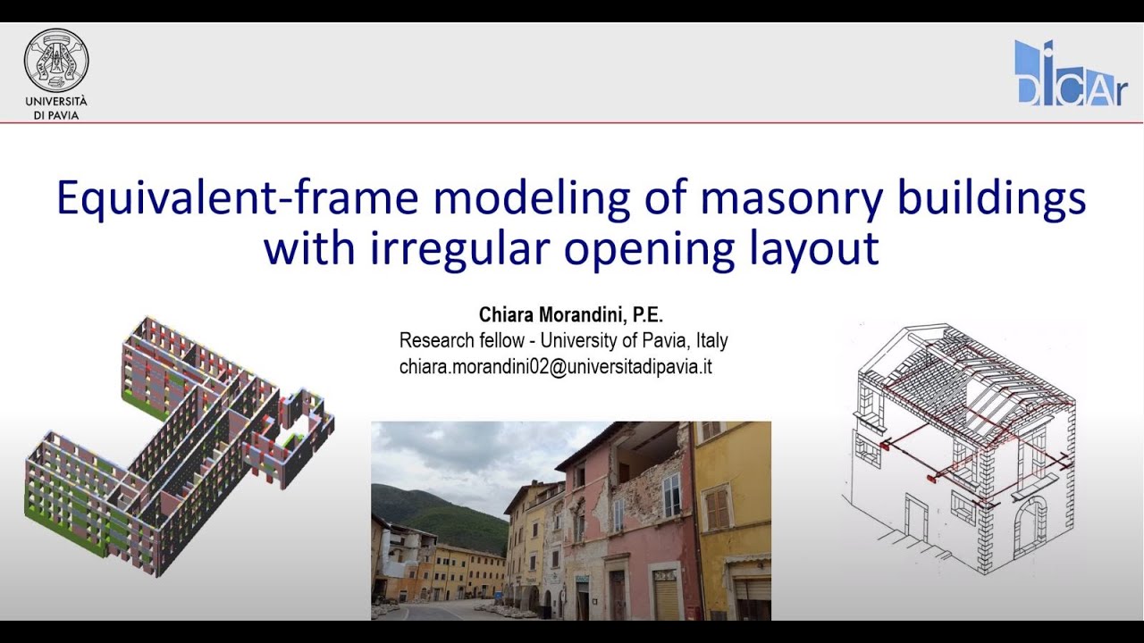 3muri  - Equivalent frame modelling of masonry buildings with irregular opening layout
