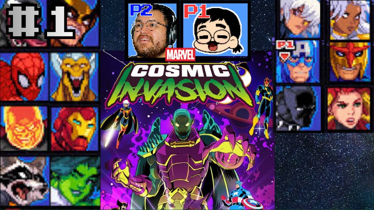 THROWBACK BEAT EM UP | MARVEL COSMIC INVASIONS PART 1