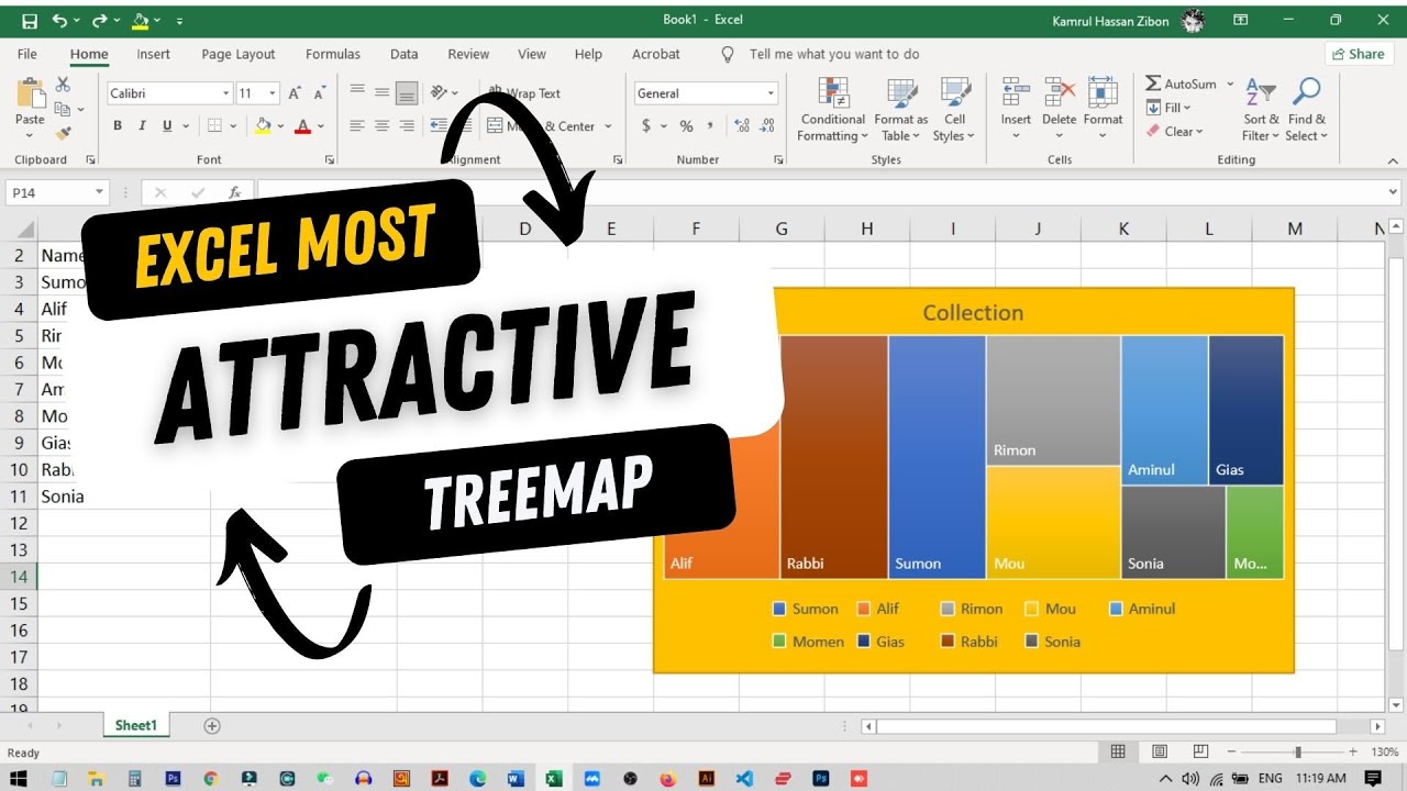 How to Create and Customize a Treemap Chart in Microsoft Excel