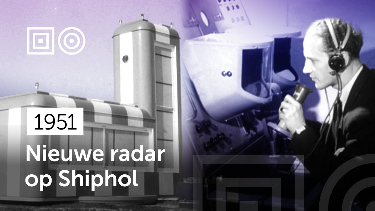📽️ Schiphol: nieuwe radarinstallatie (1951)