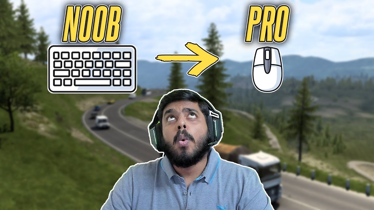 HOW TO BECOME PRO WITH MOUSE STEERING IN EURO TRUCK SIMULATOR 2 | RKODE GAMING
