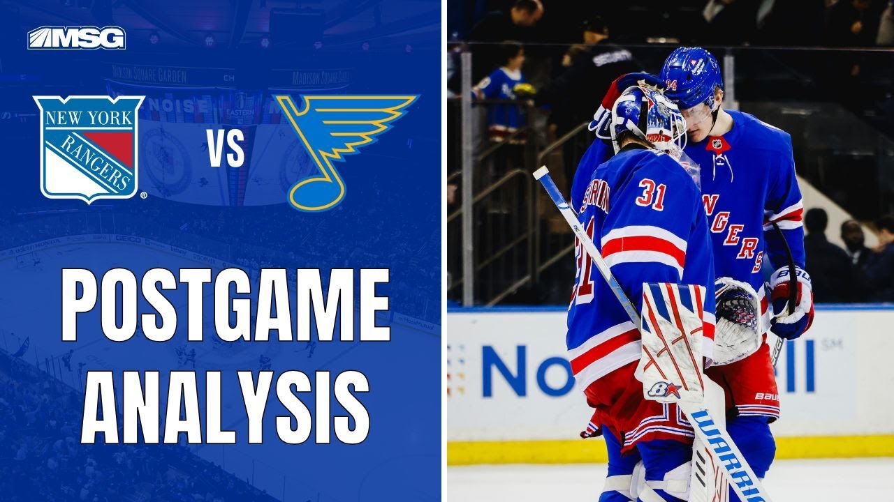 Rangers Snap Skid With Win At Home | New York Rangers