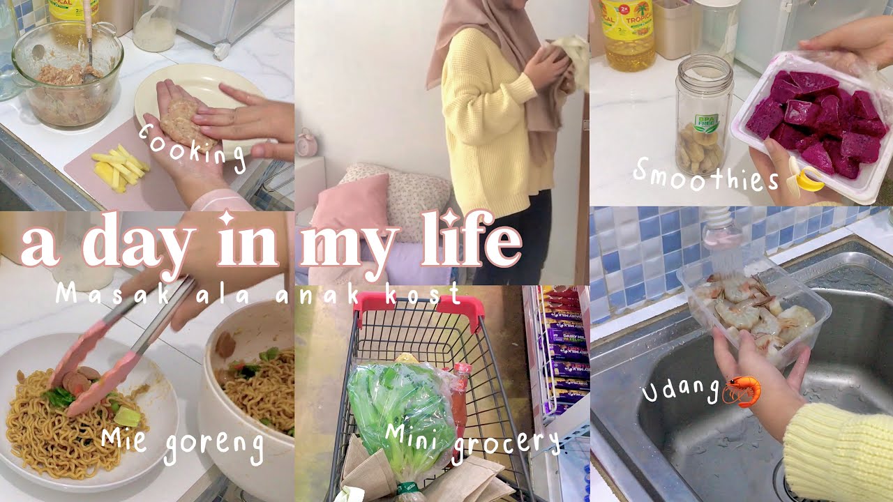 A day in my life as anak kost apa aja yang aku masak selama Bulan Ramadhan with Mecoo⋆˙⟡♡
