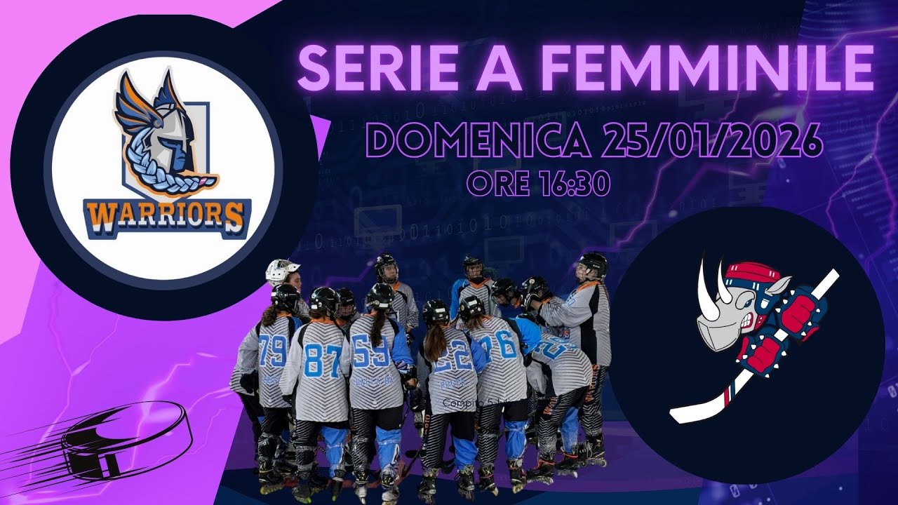 Hockey Inline Serie A Femminile 2025⧸2026 - Ferrara Warriors vs HC Milano - 25⧸01⧸26