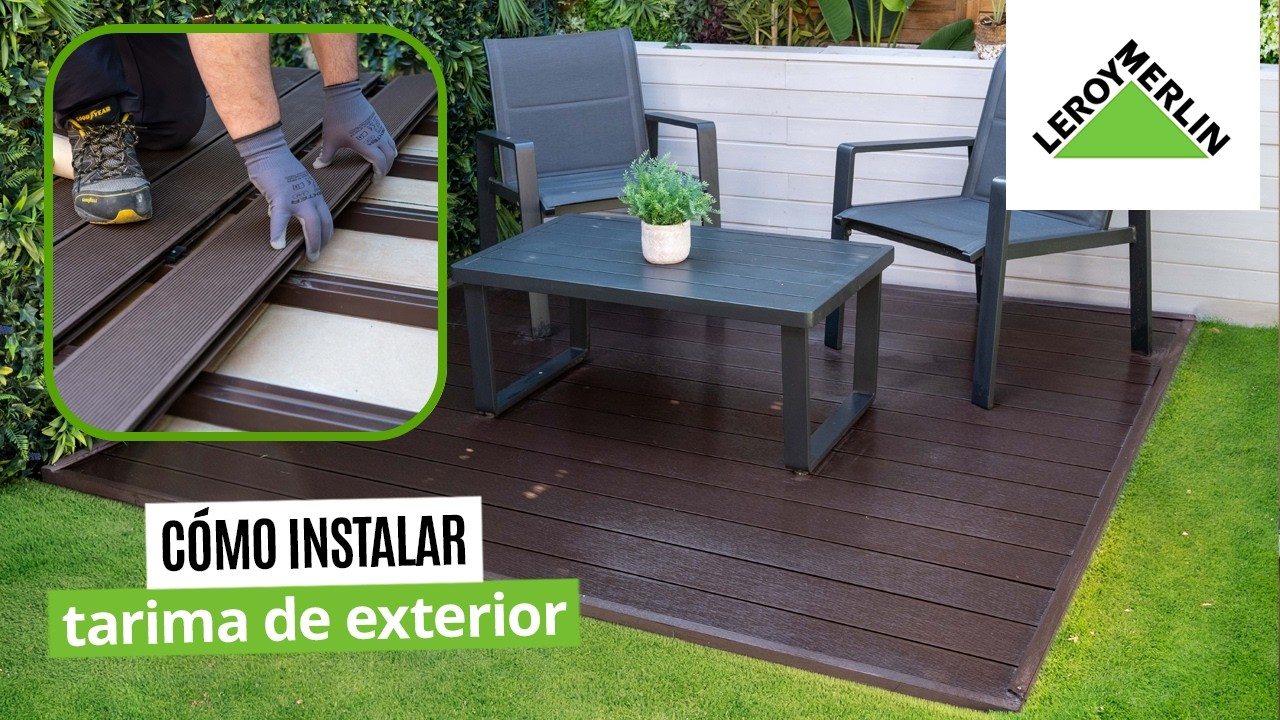 C&oacute;mo instalar tarima de exterior en tu terraza | LEROY MERLIN