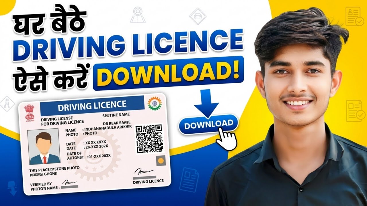 Download Driving License Online From Home Using Mobile | How to Download Driving License Online