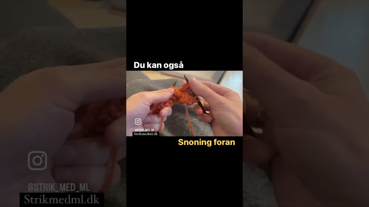 Snoning foran arbejdet.    . #l&aelig;ratstrikke #strik #strikke #strikkeopskrifter #snoning #snoningforan