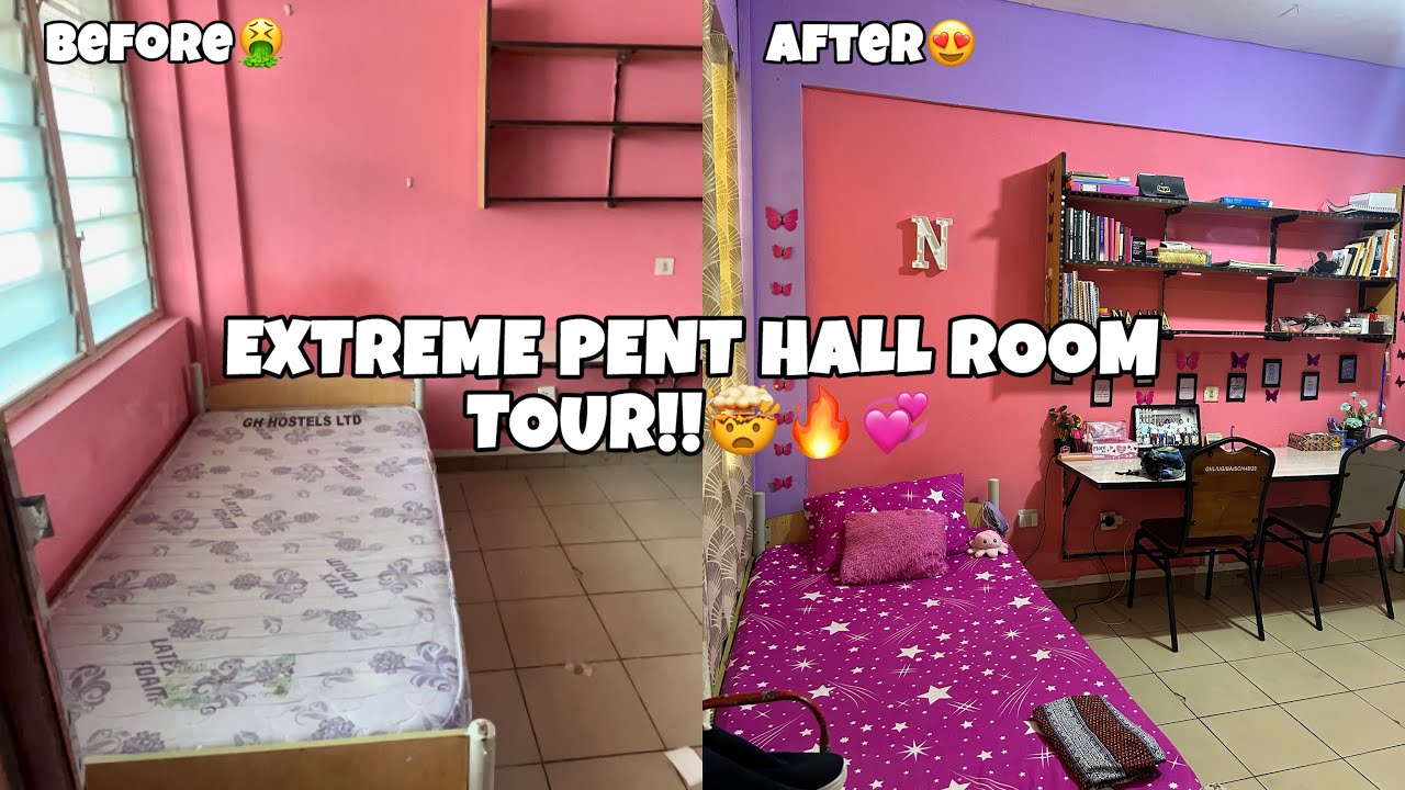 Pent Hall Room Tour😍🏢✨||University Of Ghana #penthallroomtour #roomtour
