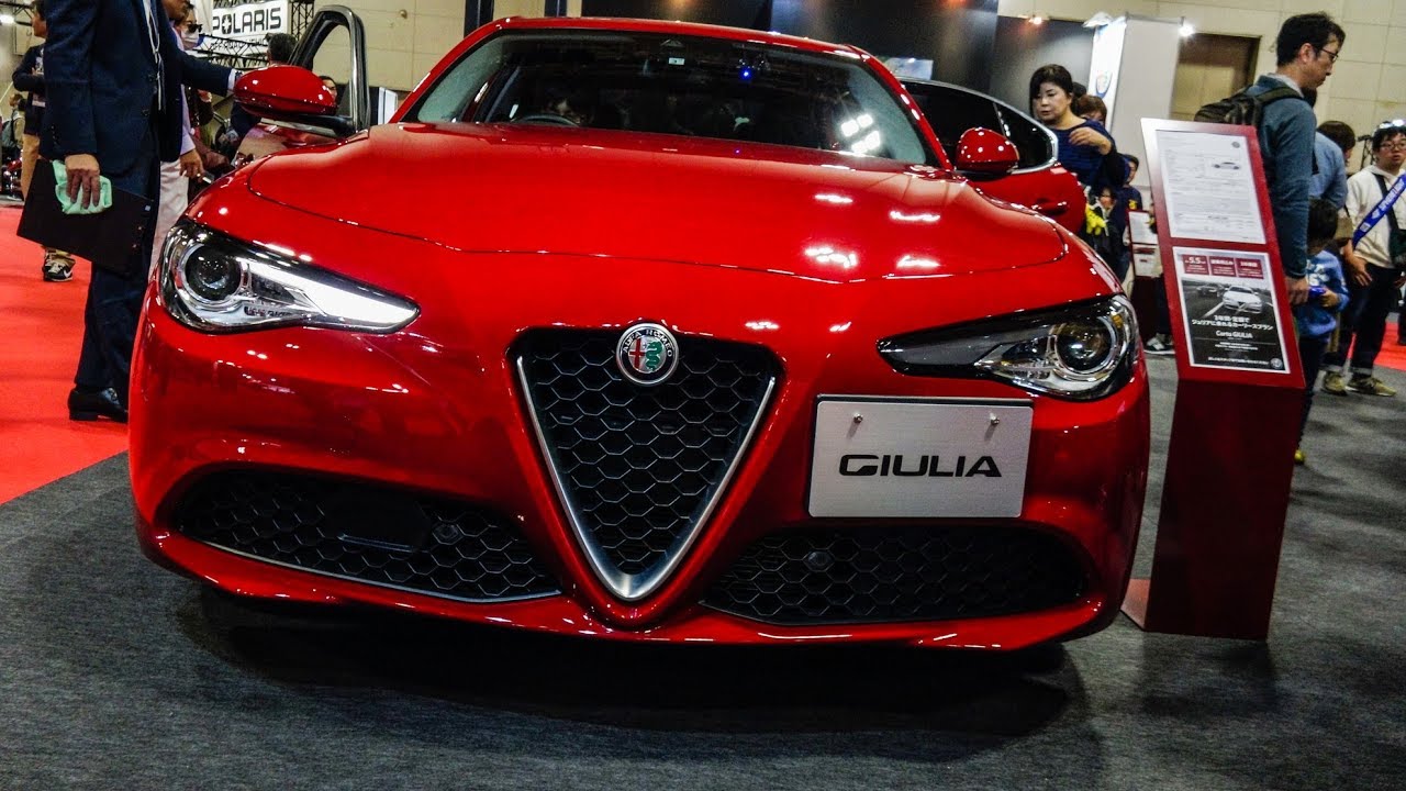 (4K)ALFA ROMEO JIULIA アルファロメオ ジュリア - NAGOYA MOTOR SHOW 2019