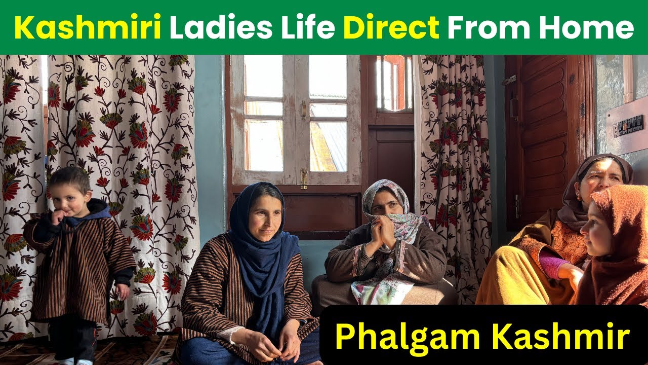 Pahalgam: Beautiful Village and People of Kashmir | Village Life In Winter After Snowfall