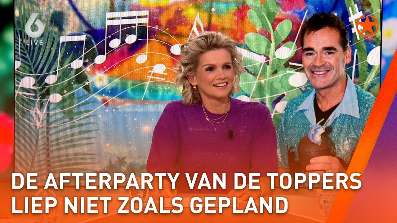 JEROEN VAN DER BOOM geweigerd op afterparty TOPPERS! | SHOWNIEUWS