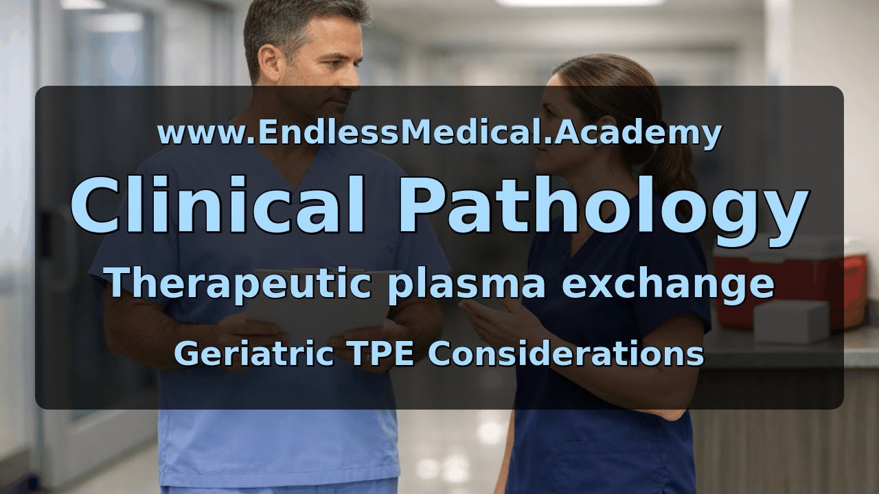 Geriatric TPE Considerations, Therapeutic plasma exchange, Clinical Pathology - Full Vignette with E