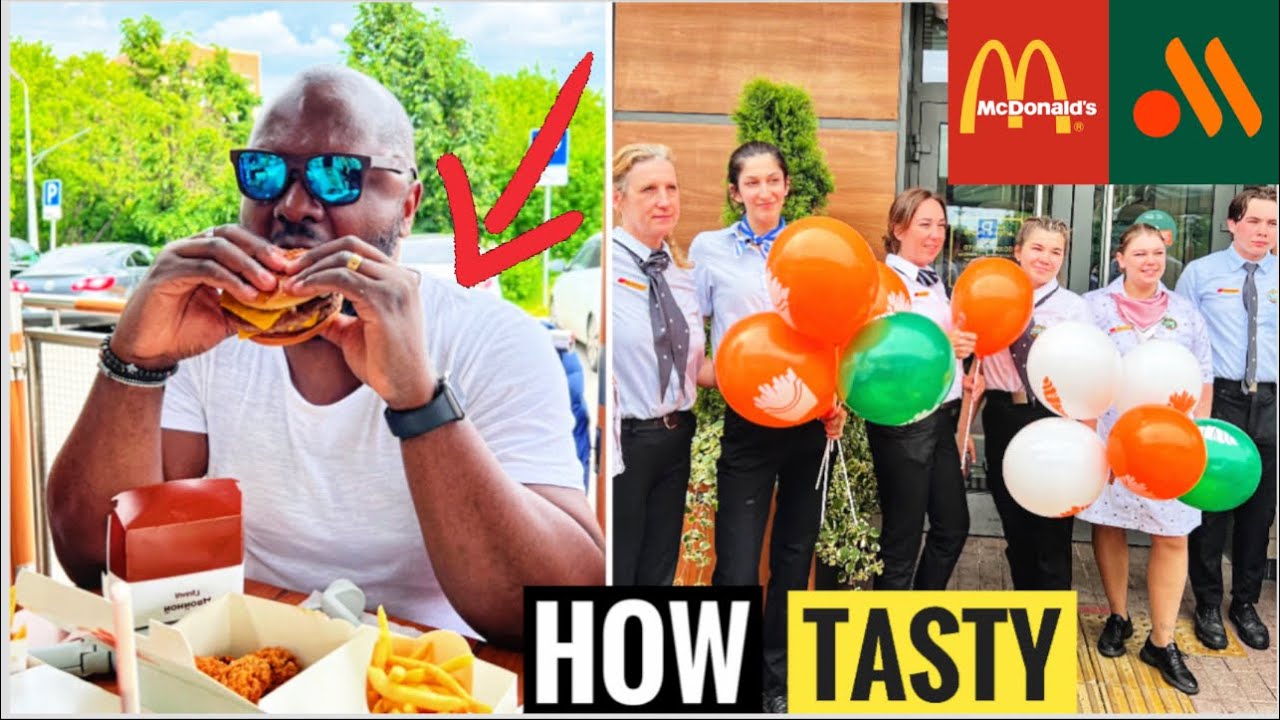 Is Russia&rsquo;s  McDonald menu the BEST? | What Does Russia&rsquo;s Rebranded McDonald&rsquo;s Look and Taste Like?