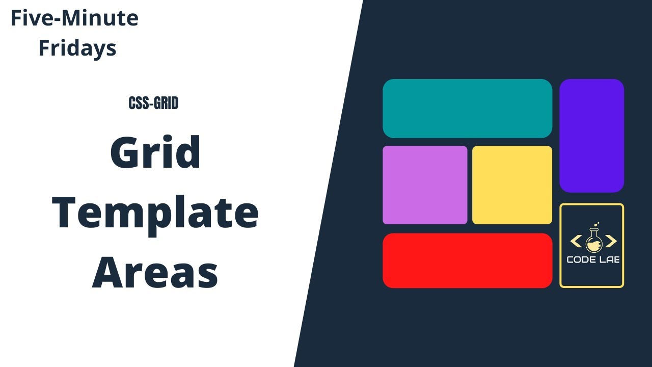 Изучите CSS Grid-Template-Areas за пять минут | Учебное пособие по CSS Grid | Пятиминутные пятницы