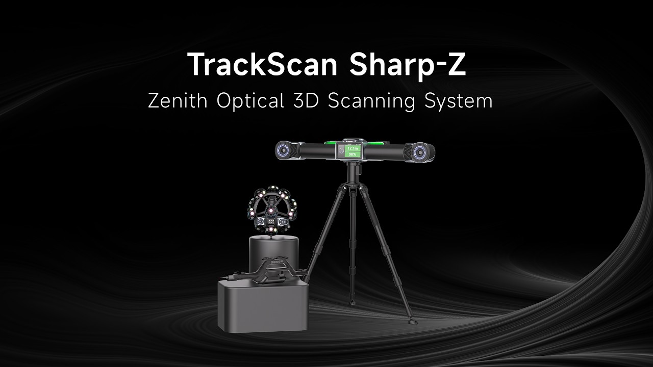 Meet TrackScan Sharp-Z | Large-Scale Optical 3D Scanning Up to 12m