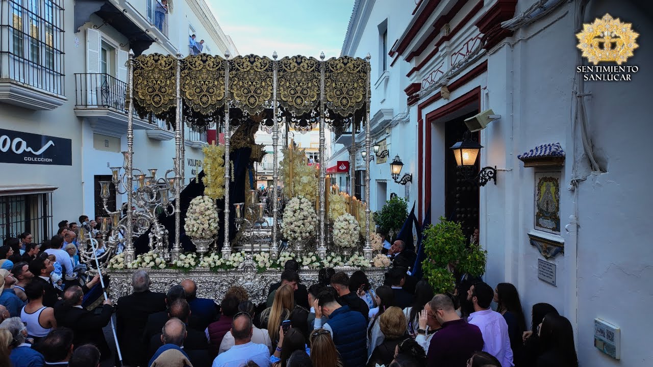 [4K] María Santísima de la Estrella (Calle San Jorge) - Sanlúcar de Barrameda 2025