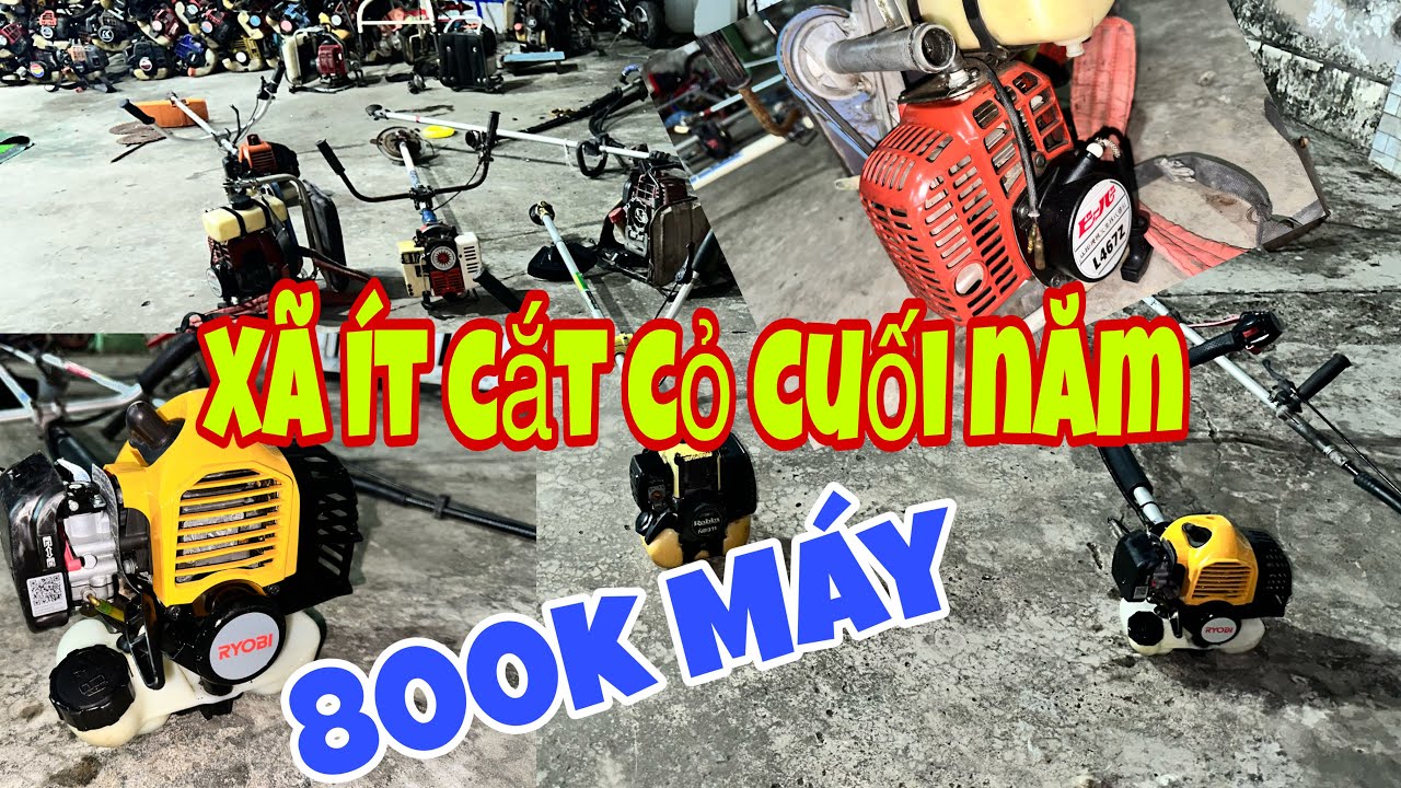 5/2 Xã ít cắt cỏ Kommitsu 40li.💥 Robi nb 311.♻️Mitsubisi giá 800k LH 0939,919,770